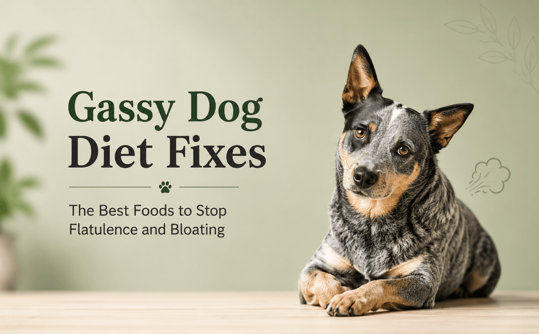 Gassy Dog Diet Fixes: The Best Foods to Stop Flatulence and Bloating - Brunswick Fur Food