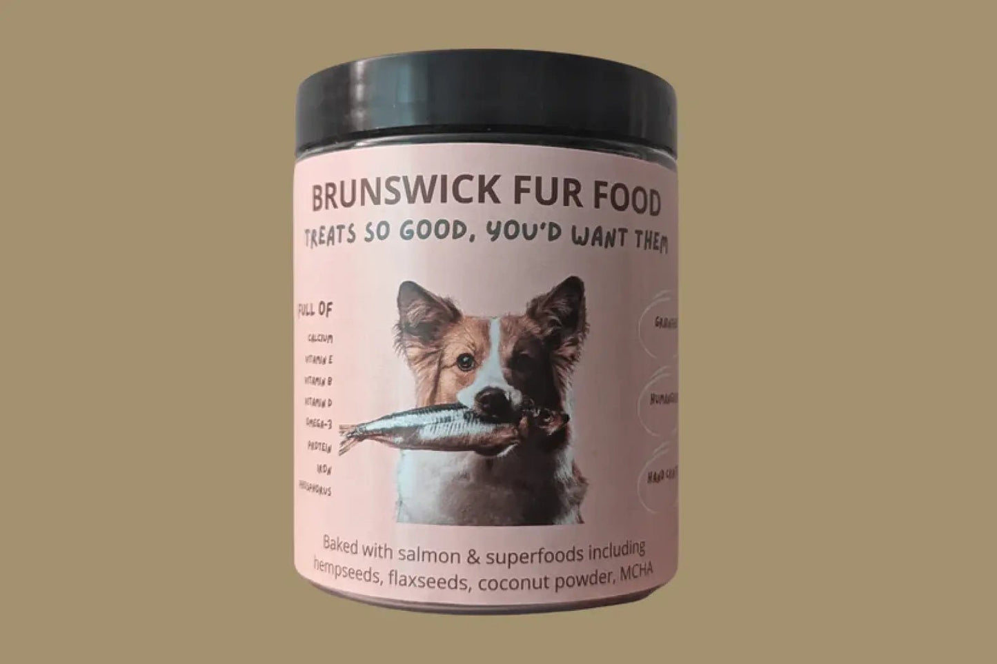 Delicious Fish Treat Jar - Brunswick Fur Food