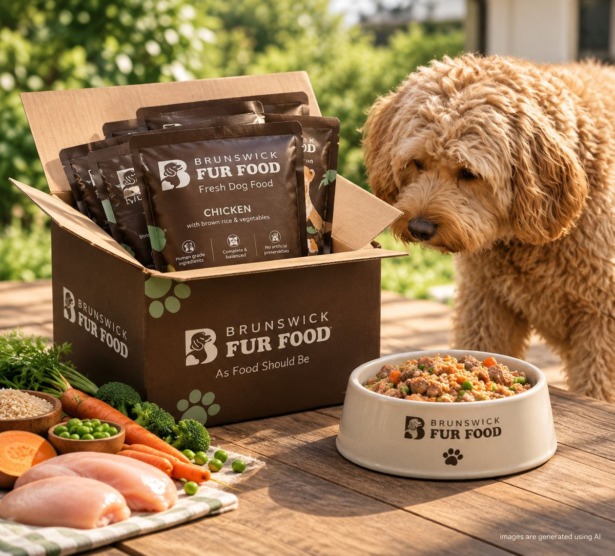 Fresh Dog Food Sydney - Brunswick Fur Food