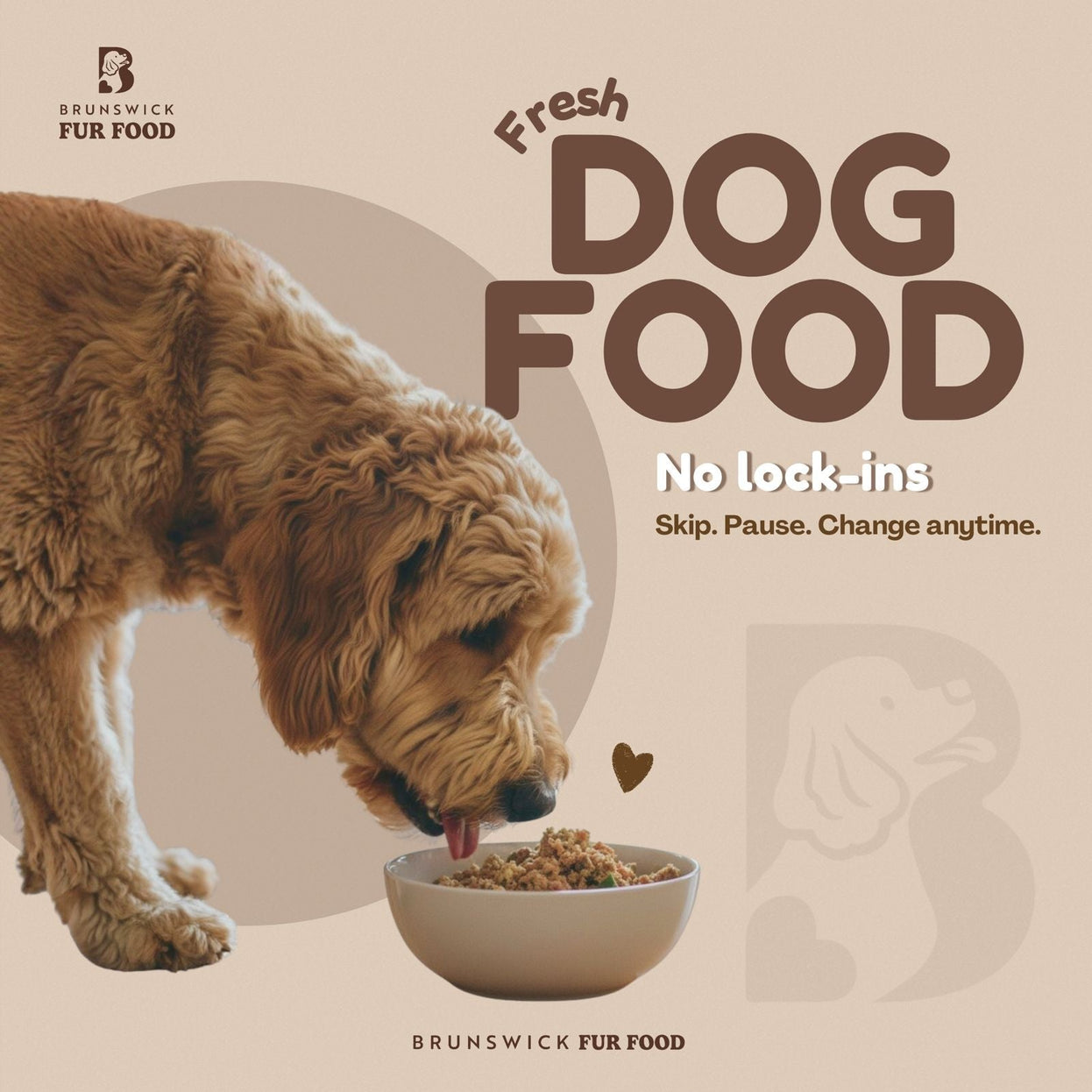Kangaroo Bowl (14 packs) - Brunswick Fur Food