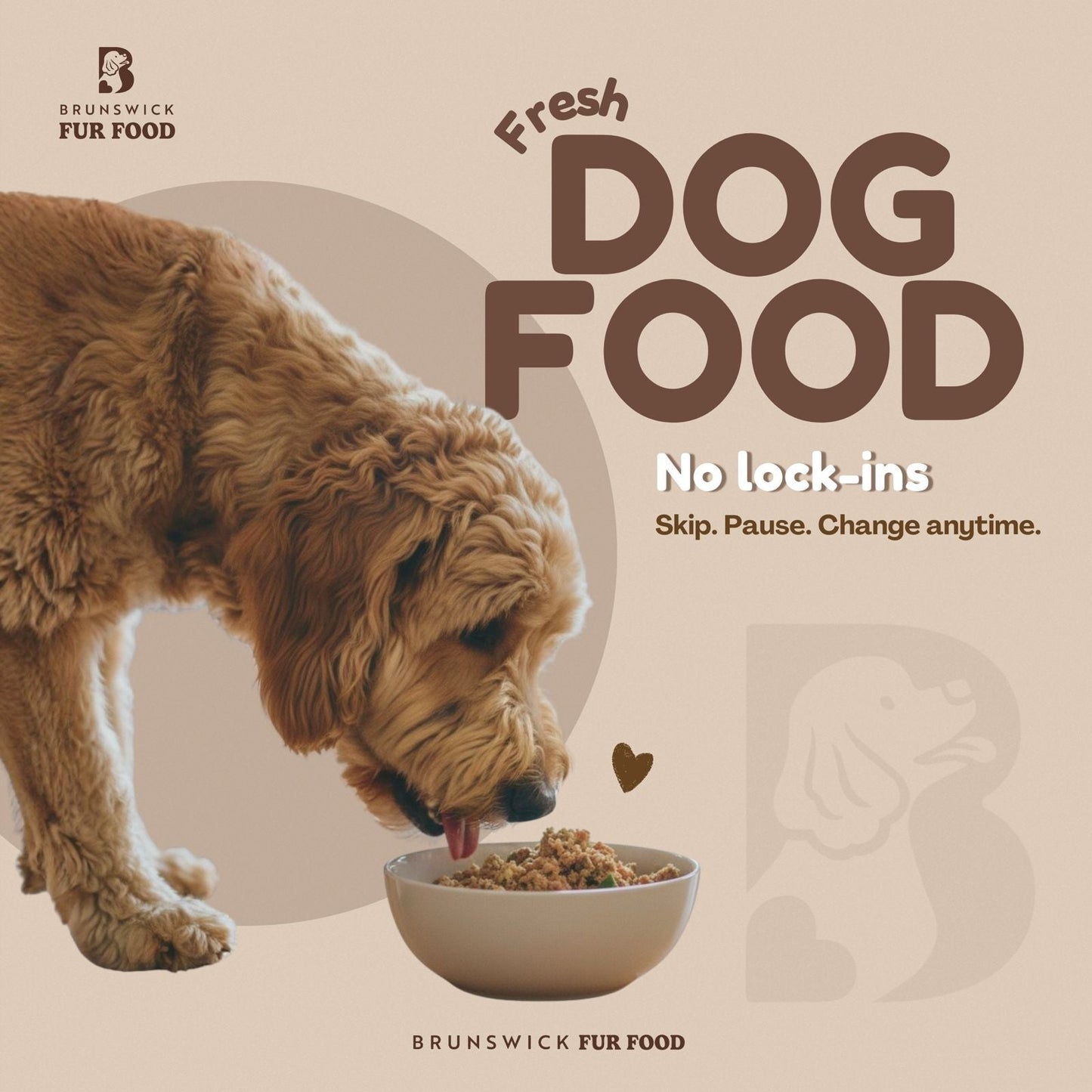 Kangaroo Bowl (14 packs) - Brunswick Fur Food