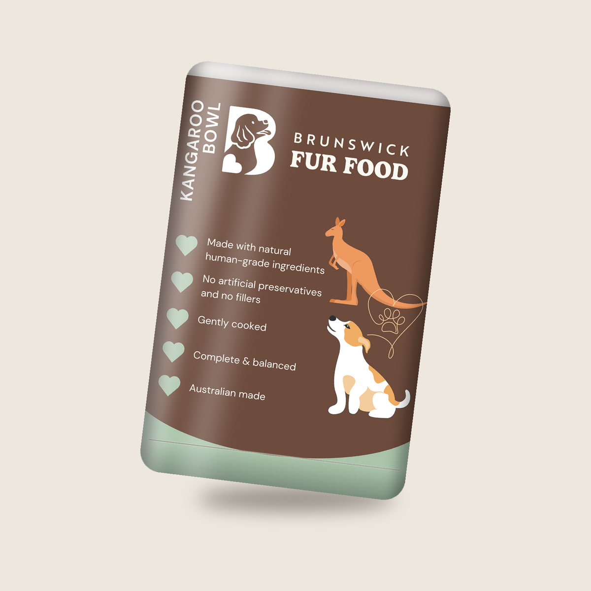 Kangaroo hypoallergenic fresh dog food