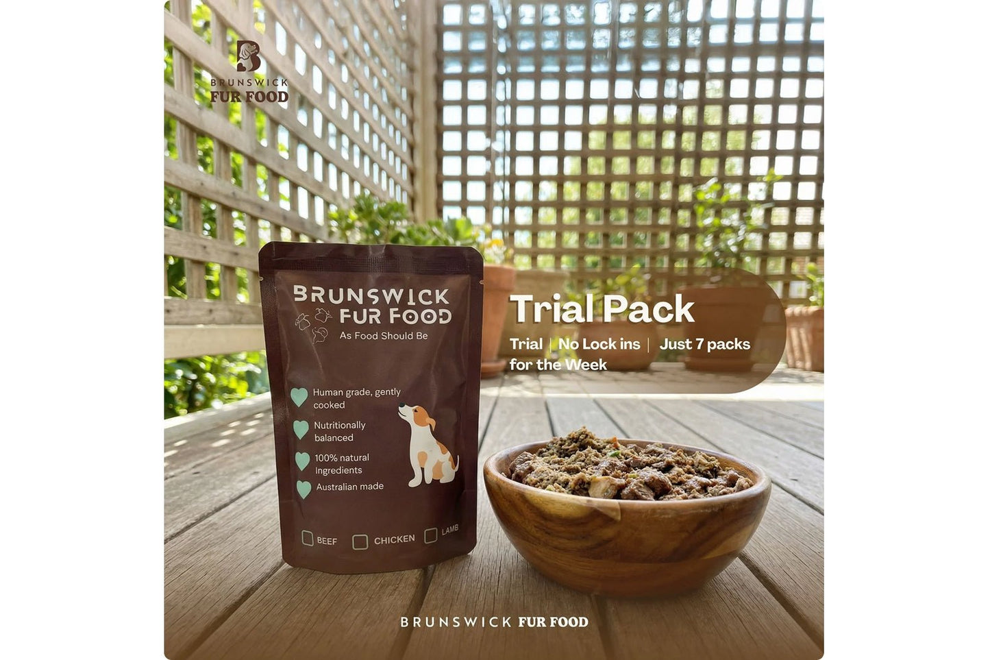 Weekly Fresh Dog Food Starter Pack - Brunswick Fur Food